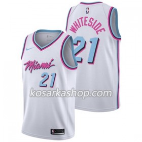 Dres Miami Heat Hassan Whiteside 21 Nike City Edition Swingman